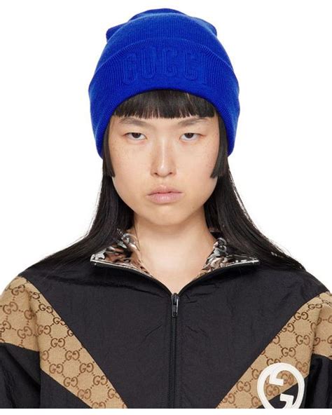 gucci wool hat|GUCCI Embroidered embellished ribbed wool beanie .